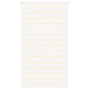vidaXL Zebra rolgordijn 120x230 cm stofbreedte 115,9 cm marmerbeige