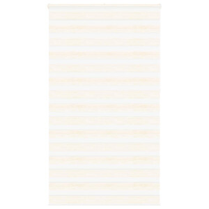 vidaXL Zebra rolgordijn 135x230 cm stofbreedte 130,9 cm marmerbeige