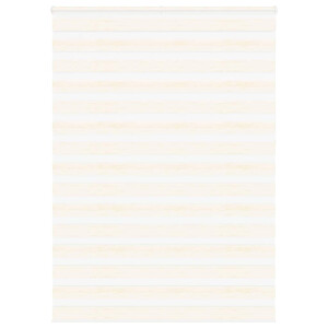 vidaXL Zebra rolgordijn 155x230 cm stofbreedte 150,9 cm marmerbeige