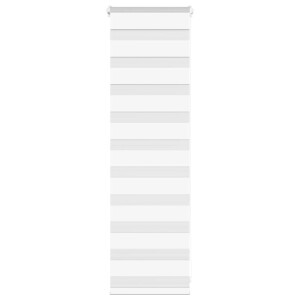 vidaXL Zebra rolgordijn 45x100 cm stofbreedte 40,9 cm polyester wit