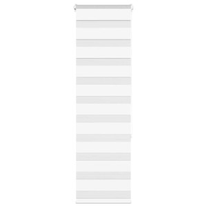 vidaXL Zebra rolgordijn 45x150 cm stofbreedte 40,9 cm polyester wit