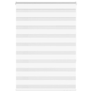 vidaXL Zebra rolgordijn 95x150 cm stofbreedte 90,9 cm polyester wit