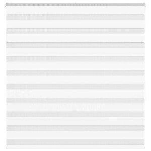 vidaXL Zebra rolgordijn 140x150 cm stofbreedte 135,9cm polyester wit