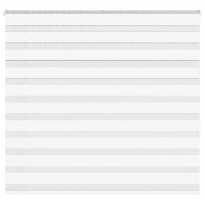 vidaXL Zebra rolgordijn 155x150 cm stofbreedte 150,9cm polyester wit