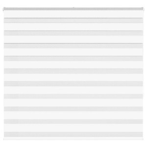 vidaXL Zebra rolgordijn 155x150 cm stofbreedte 150,9cm polyester wit