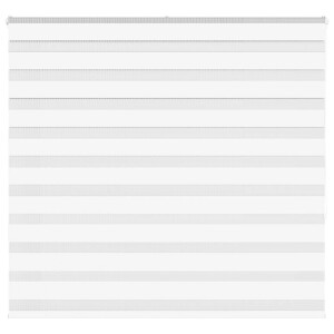 vidaXL Zebra rolgordijn 160x150 cm stofbreedte 155,9cm polyester wit