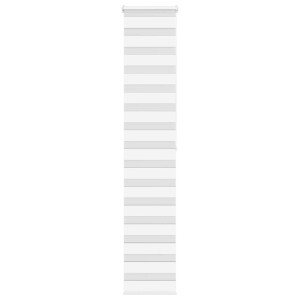 vidaXL Zebra rolgordijn 40x200 cm stofbreedte 35,9 cm polyester wit