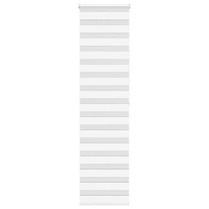 vidaXL Zebra rolgordijn 60x200 cm stofbreedte 55,9 cm polyester wit