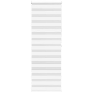 vidaXL Zebra rolgordijn 70x200 cm stofbreedte 65,9 cm polyester wit