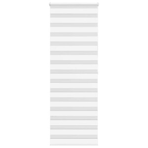 vidaXL Zebra rolgordijn 80x200 cm stofbreedte 75,9 cm polyester wit