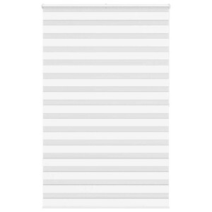 vidaXL Zebra rolgordijn 145x200 cm stofbreedte 140,9cm polyester wit