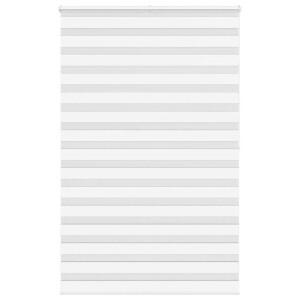 vidaXL Zebra rolgordijn 150x200 cm stofbreedte 145,9cm polyester wit