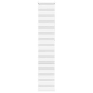 vidaXL Zebra rolgordijn 40x230 cm stofbreedte 35,9 cm polyester wit