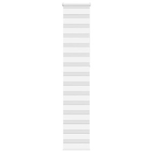 vidaXL Zebra rolgordijn 45x230 cm stofbreedte 40,9 cm polyester wit