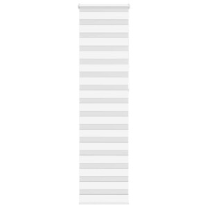 vidaXL Zebra rolgordijn 60x230 cm stofbreedte 55,9 cm polyester wit