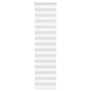 vidaXL Zebra rolgordijn 65x230 cm stofbreedte 60,9 cm polyester wit