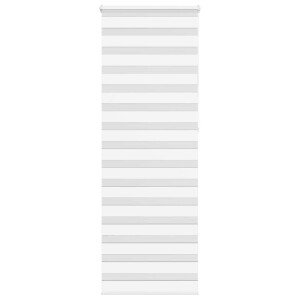vidaXL Zebra rolgordijn 70x230 cm stofbreedte 65,9 cm polyester wit