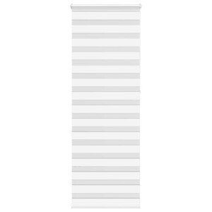 vidaXL Zebra rolgordijn 75x230 cm stofbreedte 70,9 cm polyester wit