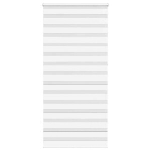vidaXL Zebra rolgordijn 100x230 cm stofbreedte 95,9 cm polyester wit