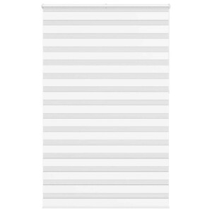 vidaXL Zebra rolgordijn 145x230 cm stofbreedte 140,9cm polyester wit