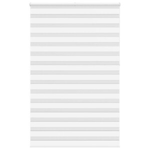 vidaXL Zebra rolgordijn 150x230 cm stofbreedte 145,9cm polyester wit
