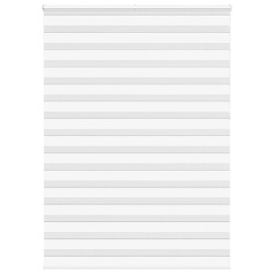 vidaXL Zebra rolgordijn 160x230 cm stofbreedte 155,9cm polyester wit