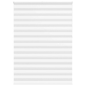 vidaXL Zebra rolgordijn 165x230 cm stofbreedte 160,9cm polyester wit
