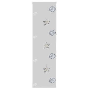 vidaXL Doucherolgordijn 60x240 cm stofbreedte 56 cm