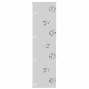 vidaXL Doucherolgordijn 80x240 cm stofbreedte 76 cm