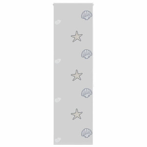 vidaXL Doucherolgordijn 80x240 cm stofbreedte 76 cm