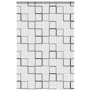 vidaXL Doucherolgordijn met cassette 150x240 cm stofbreedte 146 cm