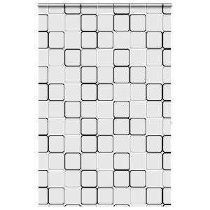 vidaXL Doucherolgordijn met cassette 160x240 cm stofbreedte 156 cm