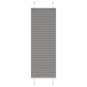 vidaXL Plissé rolgordijn 50x150 cm stofbreedte 49,4 cm antraciet