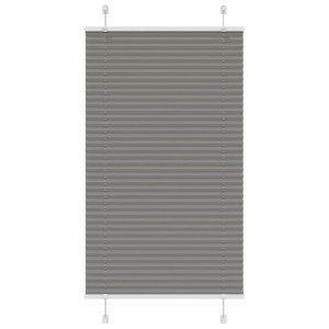 vidaXL Plissé rolgordijn 70x150 cm stofbreedte 69,4 cm antraciet