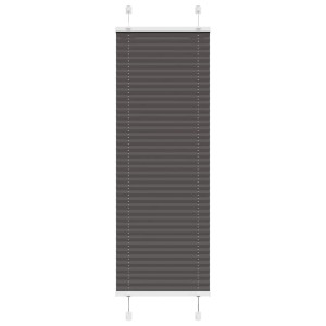 vidaXL Plissé rolgordijn 50x100 cm stofbreedte 49,4 cm polyester zwart