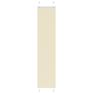 vidaXL Plissé rolgordijn 50x200 cm stofbreedte 49,4 cm polyester crème