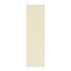 vidaXL Plissé rolgordijn 60x200 cm stofbreedte 59,4 cm polyester crème