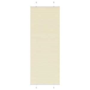 vidaXL Plissé rolgordijn 70x200 cm stofbreedte 69,4 cm polyester crème