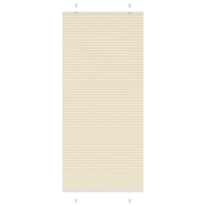 vidaXL Plissé rolgordijn 100x200 cm stofbreedte 99,4cm polyester crème