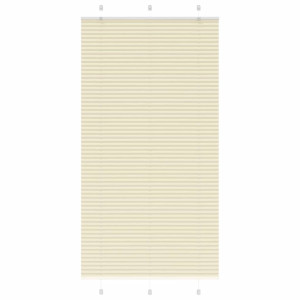 vidaXL Plissé rolgordijn 100x200 cm stofbreedte 99,4cm polyester crème