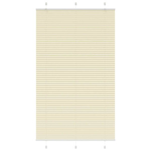 vidaXL Plissé rolgordijn 110x200cm stofbreedte 109,4cm polyester crème