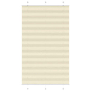 vidaXL Plissé rolgordijn 120x200cm stofbreedte 119,4cm polyester crème