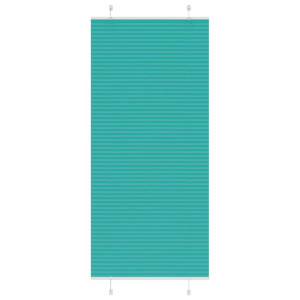 vidaXL Plissé rolgordijn 90x200 cm stofbreedte 89,4 cm petrol groen