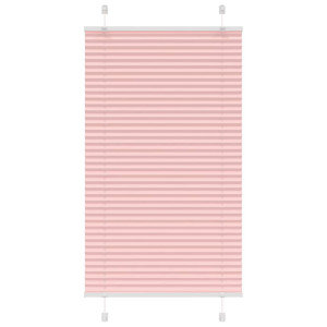 vidaXL Plissé rolgordijn 70x100 cm stofbreedte 69,4 cm polyester roze