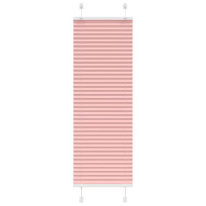 vidaXL Plissé rolgordijn 40x150 cm stofbreedte 39,4 cm polyester roze