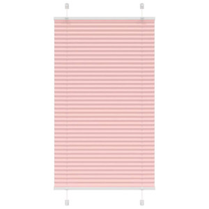 vidaXL Plissé rolgordijn 80x150 cm stofbreedte 79,4 cm polyester roze