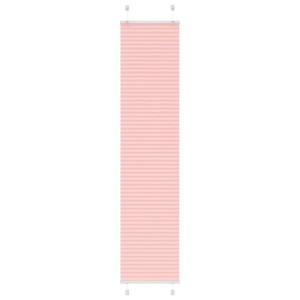 vidaXL Plissé rolgordijn 40x200 cm stofbreedte 39,4 cm polyester roze