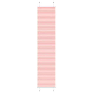 vidaXL Plissé rolgordijn 50x200 cm stofbreedte 49,4 cm polyester roze