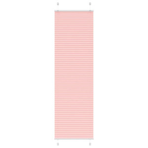 vidaXL Plissé rolgordijn 55x200 cm stofbreedte 54,4 cm polyester roze