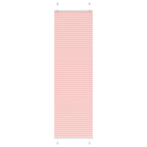 vidaXL Plissé rolgordijn 60x200 cm stofbreedte 59,4 cm polyester roze